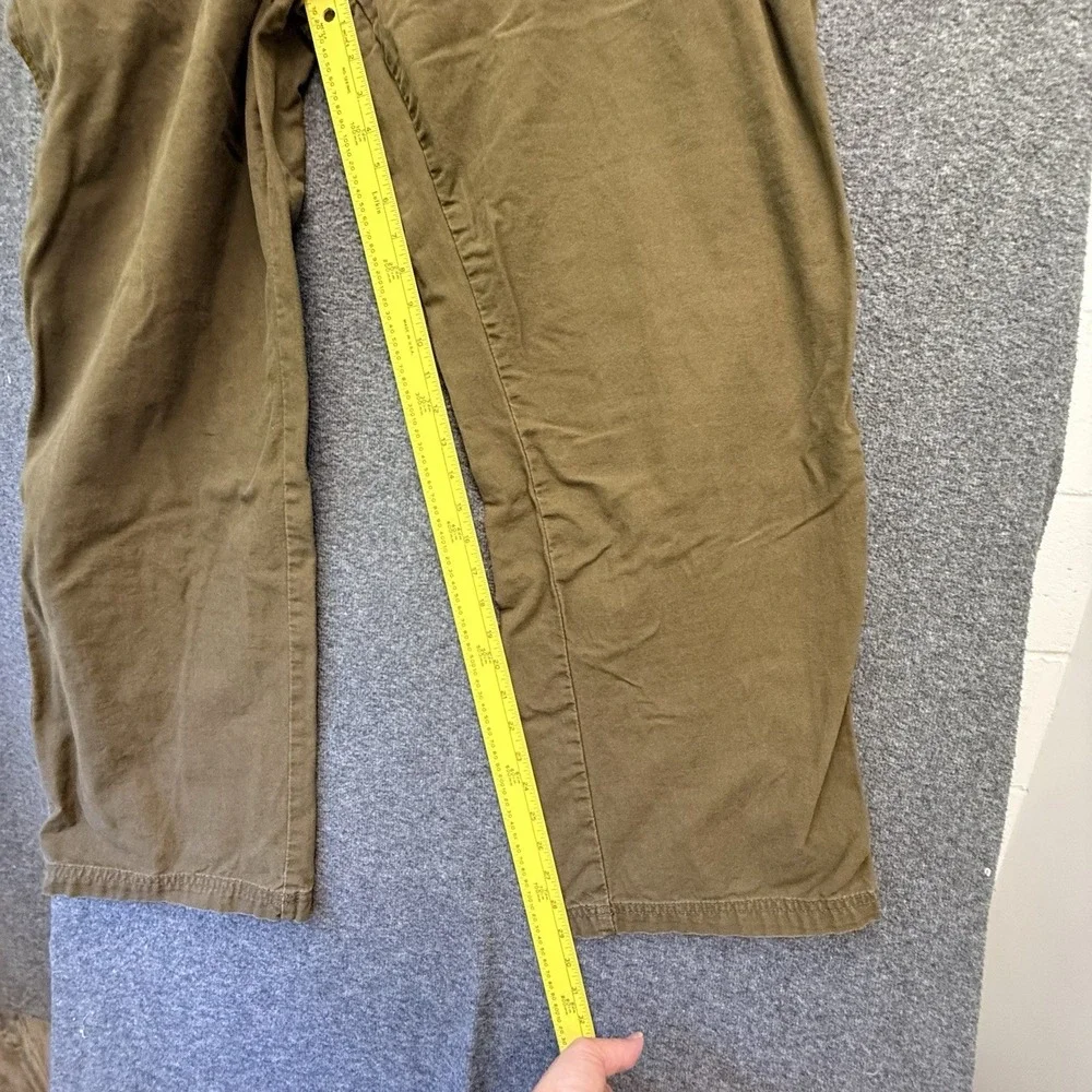 Utility Workwear Hiking Canvas Pants Gorpcore Outdoor Rugged Brown Cotton 40x32